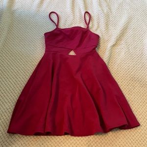 Pink mini dress